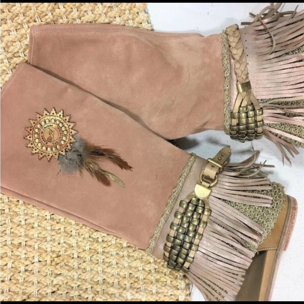 Karma of Charme sandals bohemian fringe